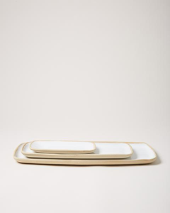 RECTANGLE SERVING TRAY, SET OF 3