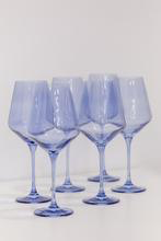 COBALT WINE GLASSES, SET OF 6