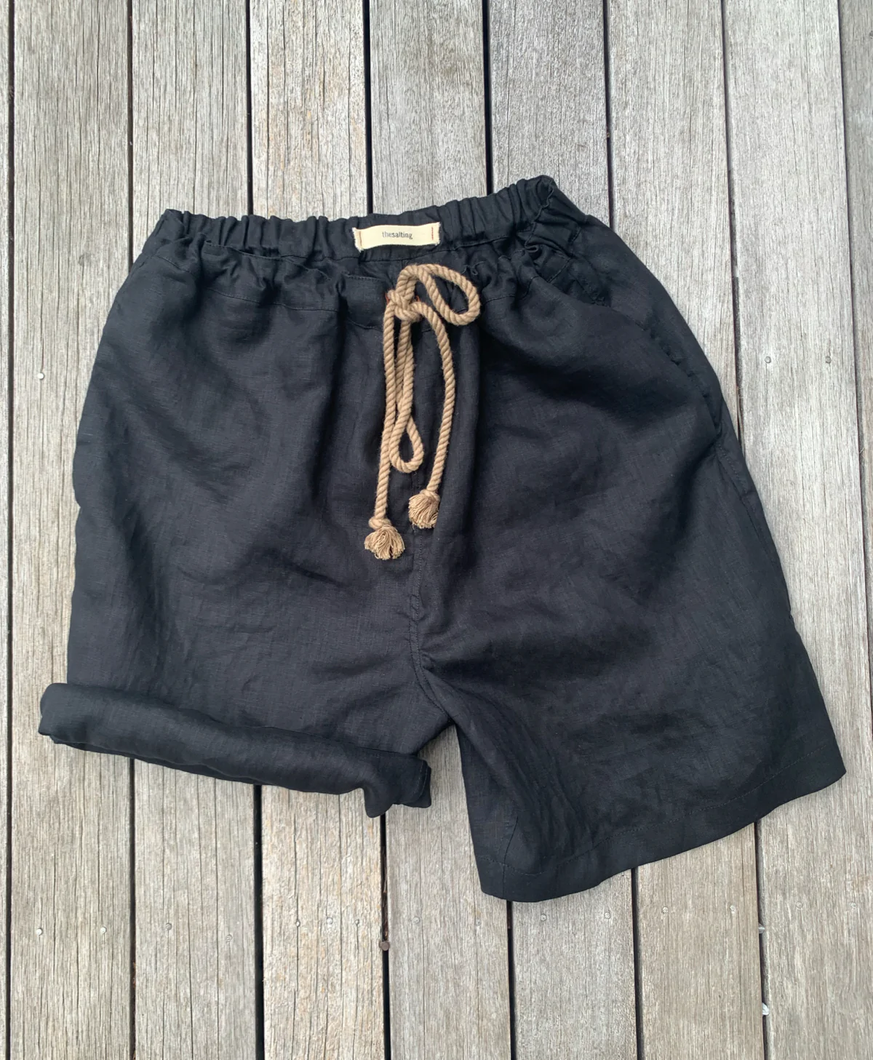 LINEN BLOOMERS ONYX