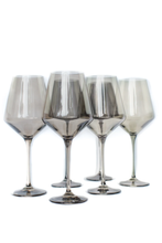 Load image into Gallery viewer, GREY SMOKE WINE GLASSES, SET OF 6