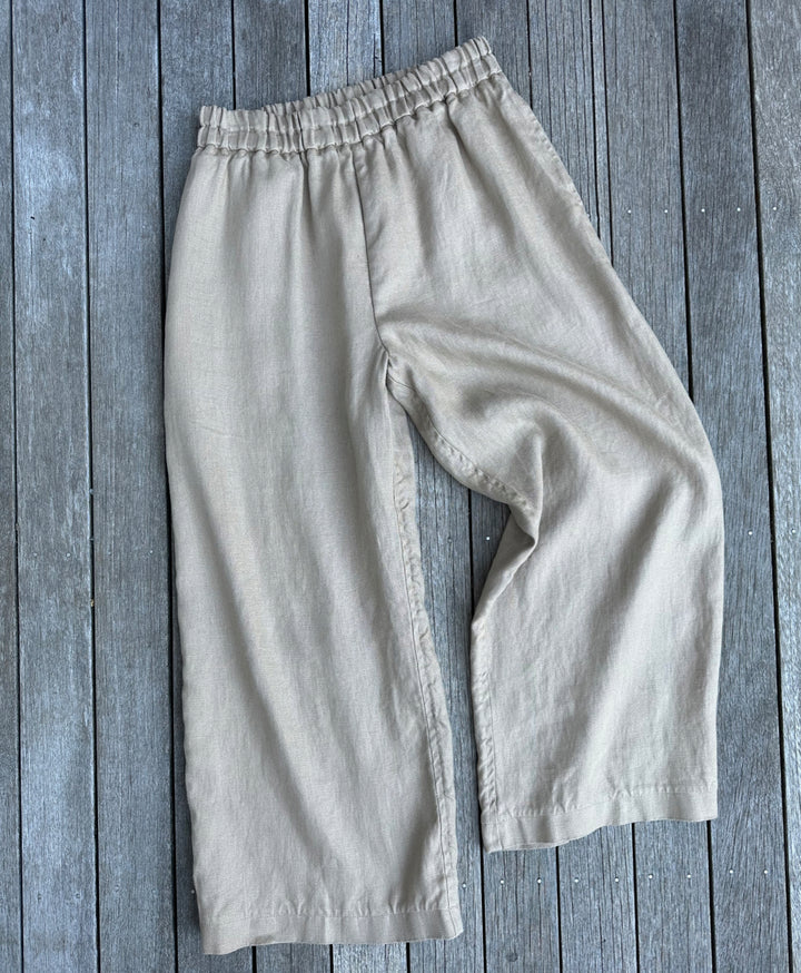 WIDE LEG TROUSER KHAKI