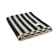Load image into Gallery viewer, STILLS HEIRLOOM BLANKET BLACK/IVORY STRIPE