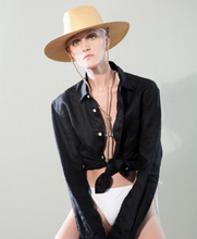 Load image into Gallery viewer, LINEN CLASSIC SHIRT ONYX