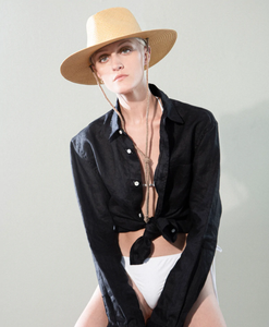 LINEN CLASSIC SHIRT ONYX
