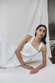 CROSS BACK DRESS WHITE